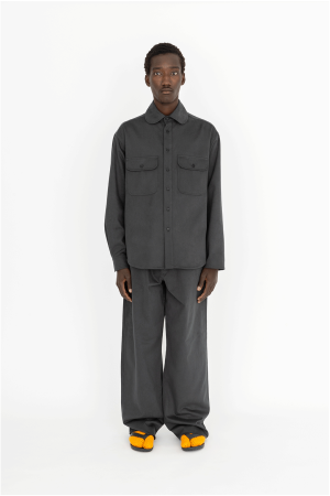 matchless cuff overshirt grey