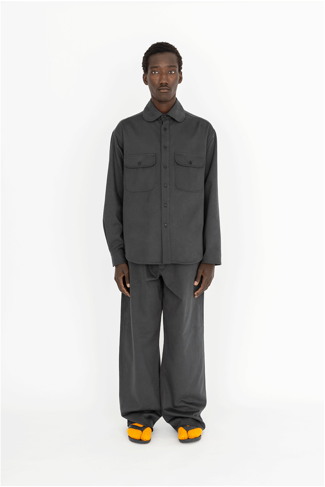 matchless cuff overshirt grey