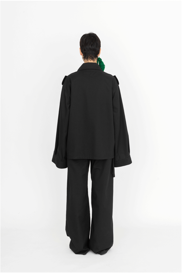 4 POCKETS UNIFORM JACKET – WIDE SLEEVES - Image 3