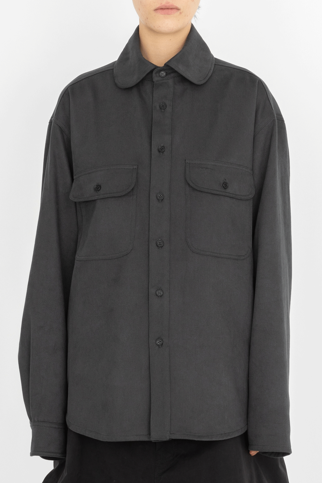 matchless cuff overshirt grey