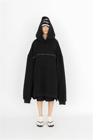 multisize hoodie black