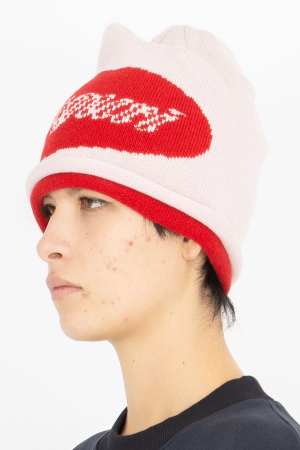 auguri beanie hat pink