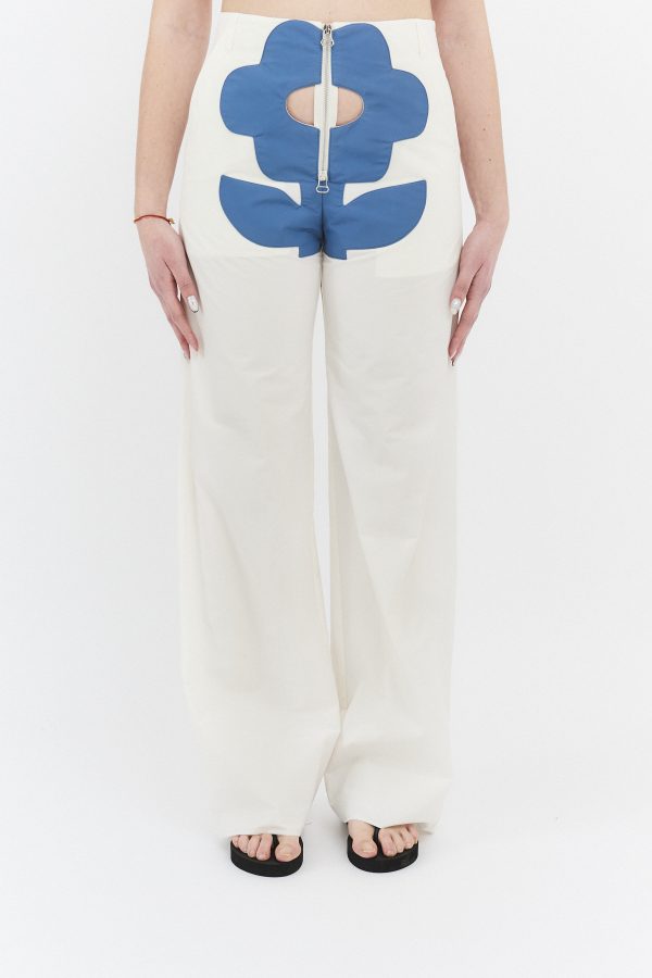 GLORY HOLE FLOWER TROUSRES