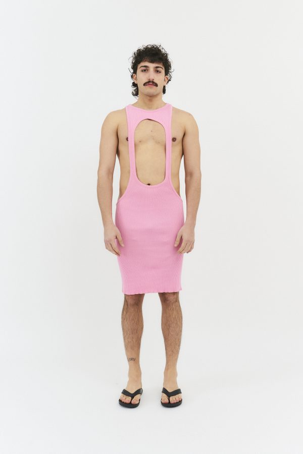 KNITTED ELONGATED VEST - Image 2