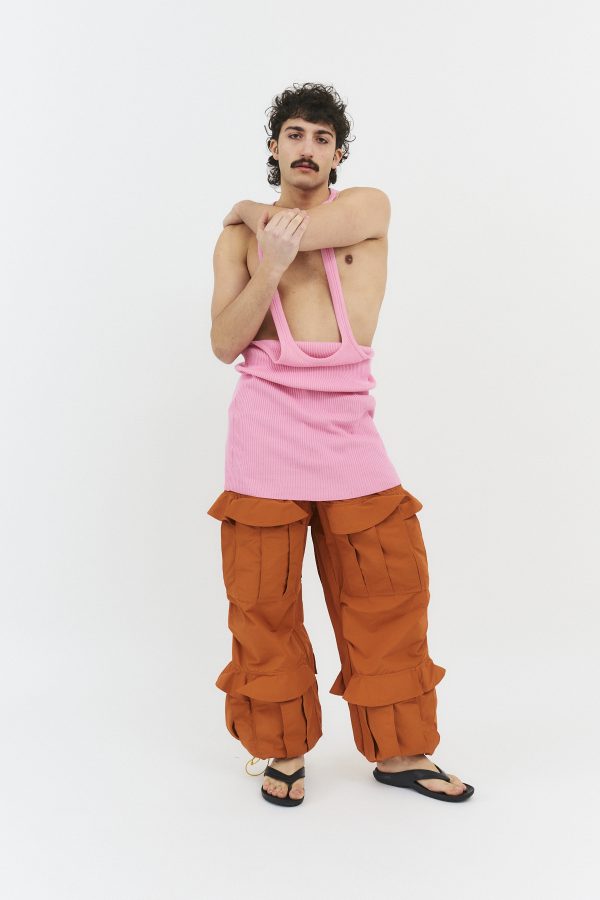 KNITTED ELONGATED VEST - Image 5