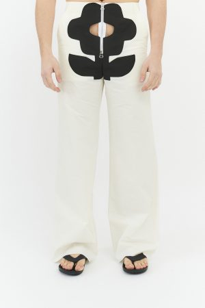 GLORY HOLE FLOWER TROUSRES