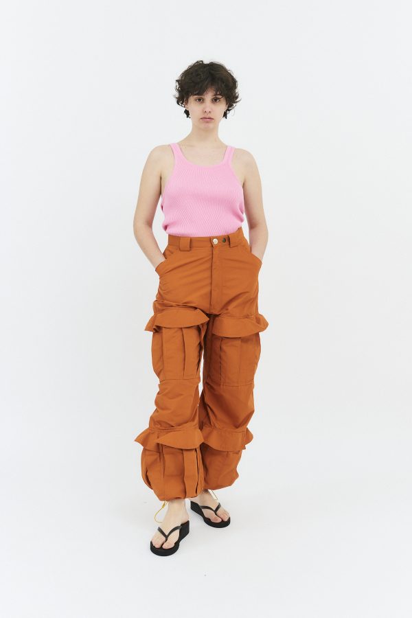 KNITTED ELONGATED VEST - Image 6