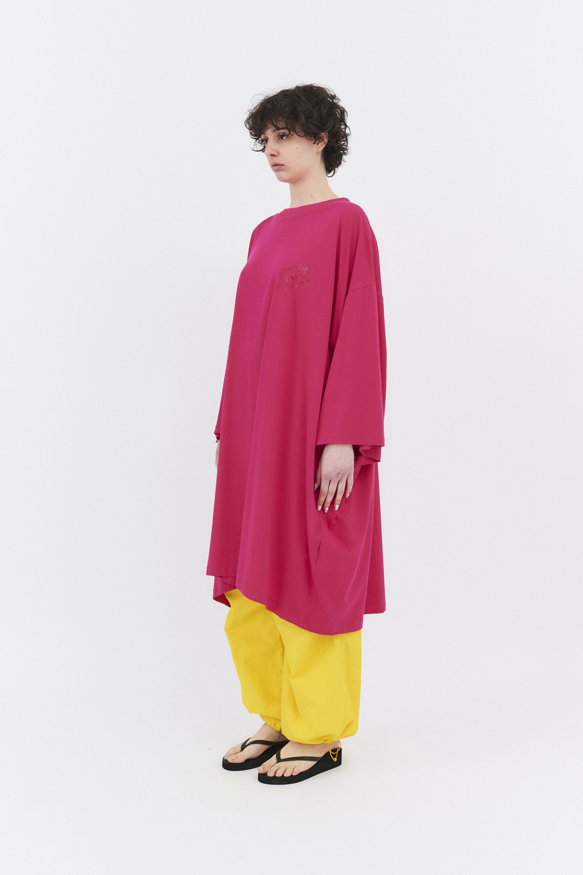 multisize t-shirt in magenta